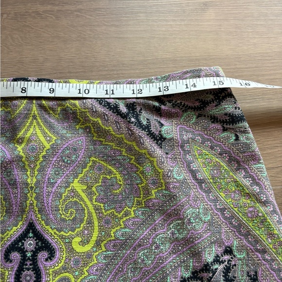 J. Crew Beautiful Paisley Print Pencil Skirt - Picture 4 of 7